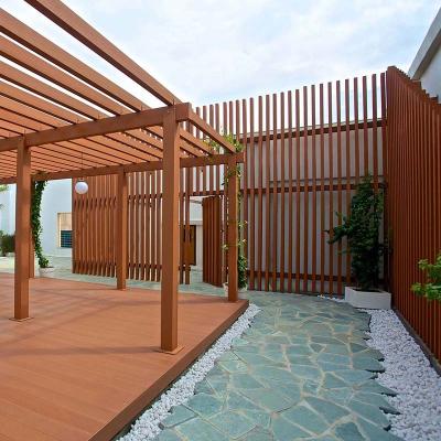 Cina Pergola esterna in WPC a prova di ruggine composito in legno pergola di patio in vendita