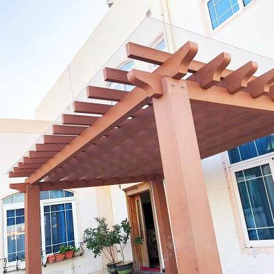 China WPC Pergola Wasserdicht Moderne Holz Pergola Wenige Wartung zu verkaufen