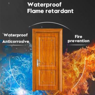 Chine Porte en WPC imperméable à l' eau et insonorisée Porte en bois polymère composite à vendre