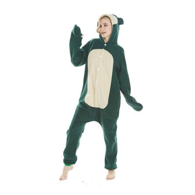 China 2020 QUICK DRY Animal Pajamas Onesie Full Body Kabi Beast Winter Fleece Pajamas Adult Women Cute Animal Warm Pajamas for sale