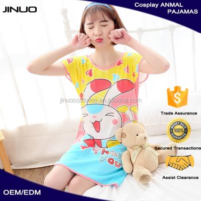 China Best Selling Breathable Home Wear Night Wear Nightgown for sale