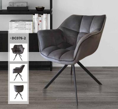 China Factory Direct Supply Customized Hot Selling Patent Velvet Powder Coating Metal Frame Fashion Dining Chair for sale