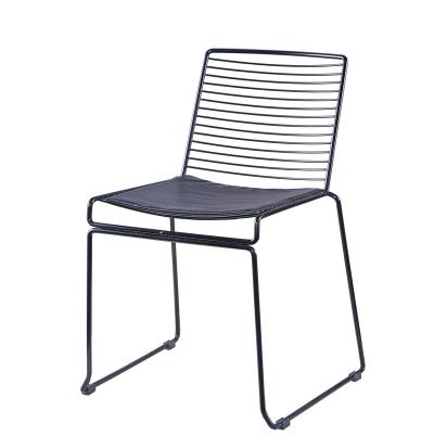 China Metal Furniture Modern Restaurant Home Decorative Metal Wire Chair for sale