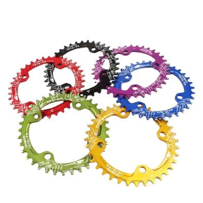 China Moutain bike road bike disassembling tool 96bcd chainring shimano 46t sprocket black bicycle cottered for sale