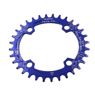 China Ultralight BMX Snail Cycle Crankset Wide Narrow Sprocket 104BCD 32 34 36 38T A7075 Alloy MTB Bike Bicycle Bicycle for sale