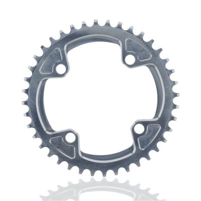 China BMX SNAIL 104 BCD 36/38T Round Narrow Wide Shape Bicycle Crank For MTB Road Bike Crankset Single Tooth Disc for sale