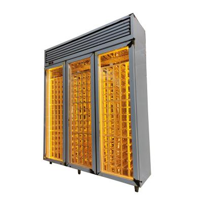 China Single-temperature 1500 Liter Wine Cooler Vertical Bottle Cooler Display Showcase for sale