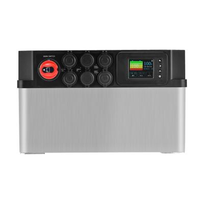 China LICITTI Al-in one 3000W inverter 250A BMS lifepo4 lithium battery 2000w solar portable power station 200/300Ah for sale