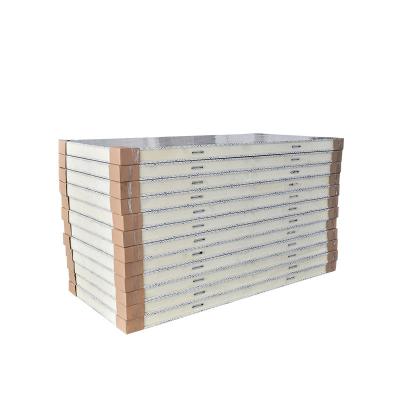 China Eco Friendly Gorgeous Goods Insulated Sandwich Wall Panels Interior High Density Polyurethane Panel Heat Preservation for sale