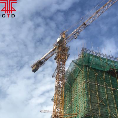 中国 TC5013A 50m tower crane jib lengyh 6t QTZ63 tower crane 販売のため