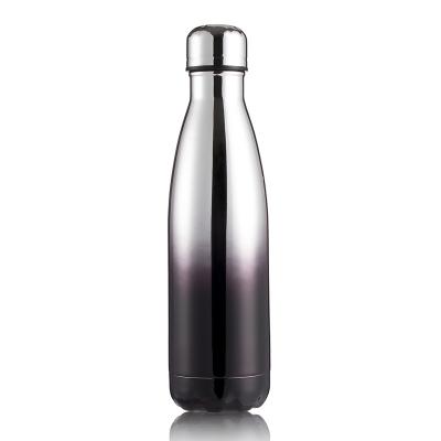 China 350ml Sport Metal Shaped Viable Water Bottle Stainless Steel Logo Style Time Outdoor Vacuum Wall Flask Bottle for sale