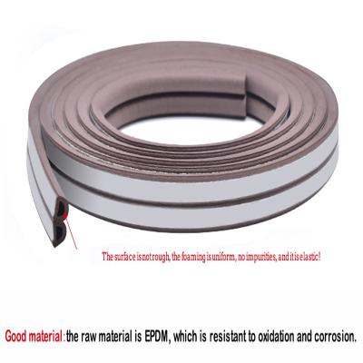 China EPDM Door And Window Weatherstrip Gap Blocker Insulation Seal Strip With Self Adhesive Tape zu verkaufen