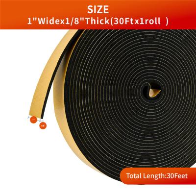 中国 Weather Stripping Door Seal Strip Strong Adhesive Soundproof Weatherproof Foam Tape Insulation For Sliding Door 販売のため