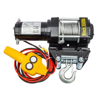 China Manufacturer 12v industrial direct wholesale professional winches boat electric capstan winch 3500 lbs for sale