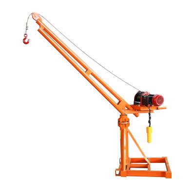 China Other Factory Price Outdoor Small Mini Construction Material Lift Monkey 500kg Crane for sale