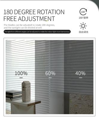 China Horizontal Style Venetian Window Blinds Inside Mount for sale