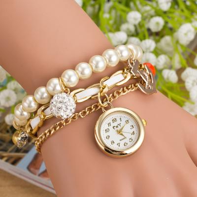 China Alarm Ashion Bracelet Watch AliExpress Watch Pearl Pendant Watch Wind Ladies Watch Nautical Anchor for sale