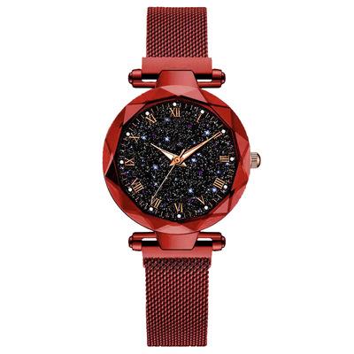 China Water Resistant New Shine Simple Watch Set Quartz Watch Trend PU Strap Ladies Watch Band Bracelet Set Wholesale for sale