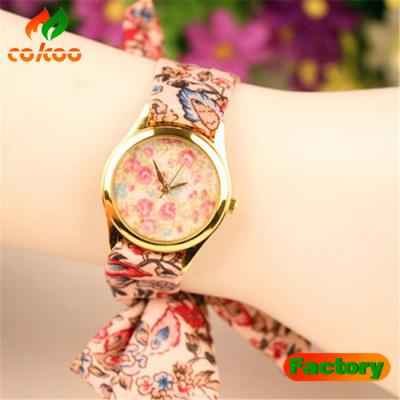 China Cheap custom made automatic lace woman full power reservation silicone printing watch for women for sale