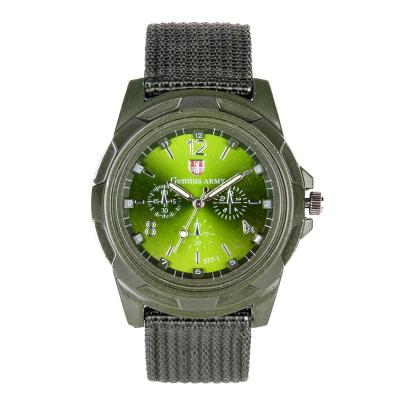 China 2020 alarm fashion bossy Swiss military watch nylon strap outdoor sports student quartz watch for sale