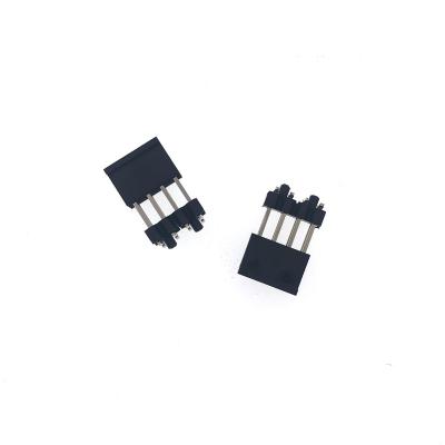 China Brass Pitch 2.54mm Pin Header PCB Connector SMT Surface Mount PCB With 2x4P Cap for sale