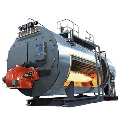 China 1 2 3 4 6 8 10 12 15 20 Ton Industrial Gas Fired Steam Boiler With corrugated furnace three passes and web back structure for sale