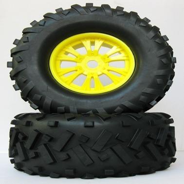 China RC Hobby Wholesale RC Car Wheels 1/8 Tire Remote Control Car Wheel Monster Truck (810024) for sale