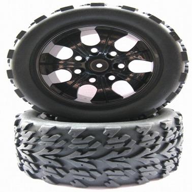 China RC Hobby 1:10 RC Truck Nylon Car Tires Set S88003 for sale