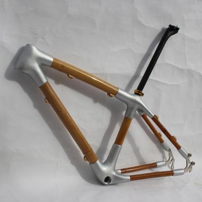 China 27.5er MTB Frame Bamboo Bicycle Mountain Bikes Naturefly Mountain Bikes Bamboo Frameset Bike for sale