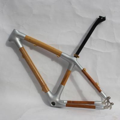 China Naturefly 27.5er QR 135mm Mountain Bikes Mountain Bike Frame MTB Bamboo Bicycle Frameset for sale