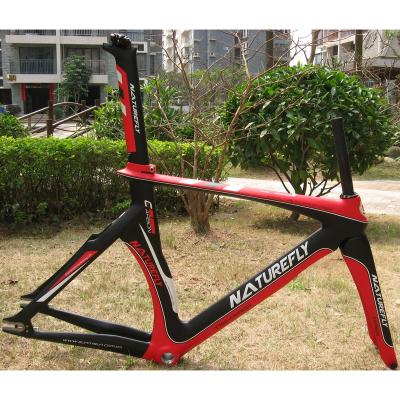 China Road Bikes Naturefly 700c Carbon Track Bike FiXie Frame Bike Single Speed ​​Frameset Fixed Speed ​​Frame for sale