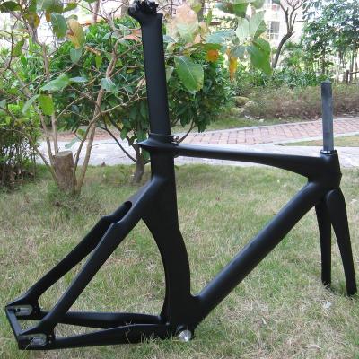 China Road Go Naturefly Matt Carbon Track Bike Frame Road Bicycle Frameset Fixed Gear Frame for sale