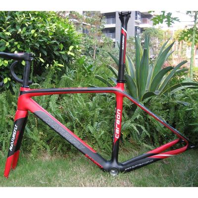 China Road Bikes OEM Naturefly 700c Carbon Bike Frame Track FiXie Frameset Single Speed ​​Frameset Fixed Speed ​​Frame for sale