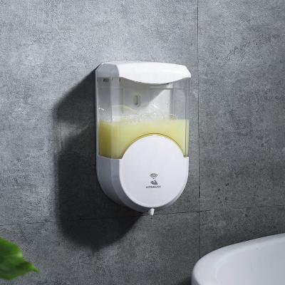 China Foam Wall Mounted Automatic Soap Dispenser Plastic Liquid Soap Dispenser Intelligent Sensor for sale