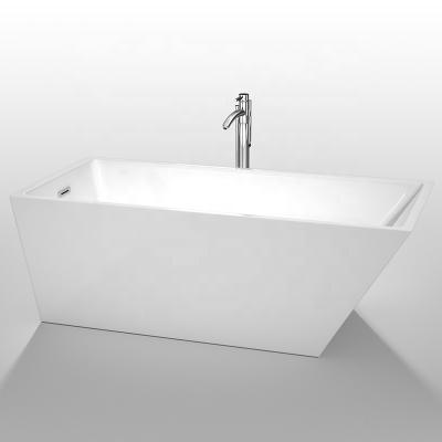 China Irregular Acrylic Adult Hotel Freestanding Soaking Bathtub Eco - Friendly Material for sale