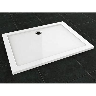 China Durable Hotel Project 48 Inch Waterproof SMC Shower Base Bathroom Shower Tray for sale