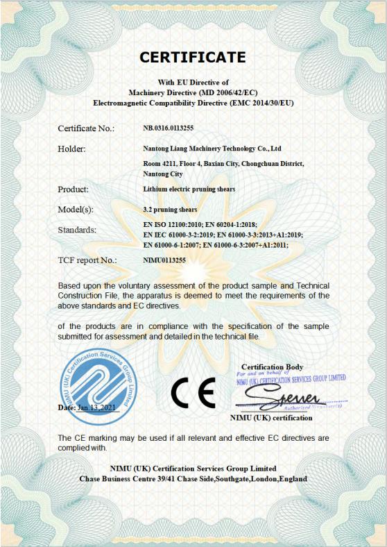 CE - Savvy Hardware And Tools Chongqing Co., Ltd.