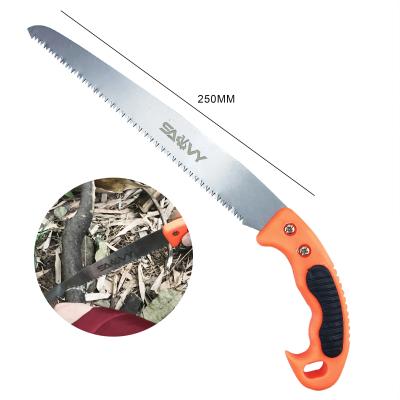 China Wooden Sharp Hand Saw Cutting Trees 65Mn High Quality Steel Hand Saw For Cutting Trees Portable Three Edges Saw for sale