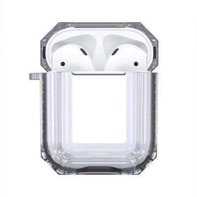 China Protect Non-slip Transparent Earphone Case Silicone TPU Earphone Cover Device Anti-drop Soft Shell for sale