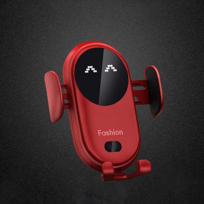 China New Smart Infrared Car Fast Smart Infrared Car Sensor Holder Magic Cell Phone Wireless Fast Charging Clip Wireless Charger for sale