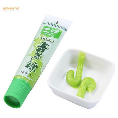 China Good Prices Sushi Food And Seafood Spicy Wasabi Sauce 43G Wasabi Paste for sale