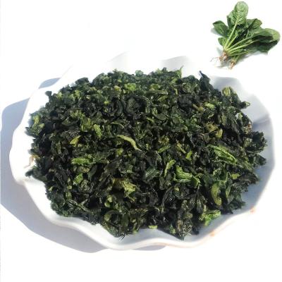 China Dry Vegetable Dried Flake Dehydrated Green Stem Spinach for sale