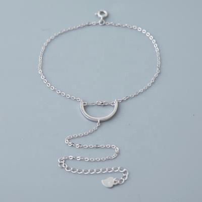 China FASHIONABLE European Minimalism Cheap Silver Price Style Chain Bracelet for sale