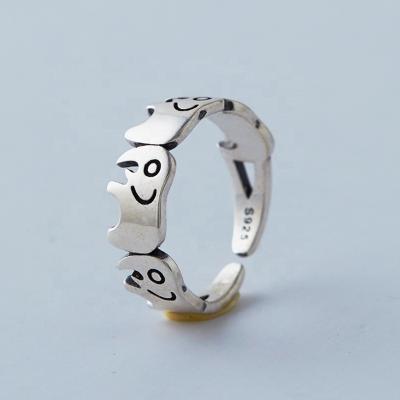 China Hydis Jewelry Sterling Silver Ring Beautiful Casual / Sporty Trendy Animal Ring Elephant for sale