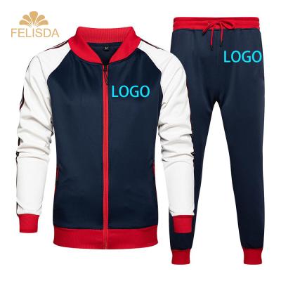 China Gym Jogging Sweatsuit Brand Dropshipping Sweatsuit Men Breathable Casual Zipper Full Body Sports for sale