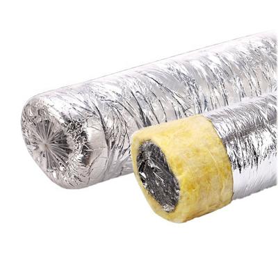 China Aluminum Foil Flexible Telescopic Insulation Pipe Oleic Acid And High Temperature Resistance Strong Insulation Effect for sale