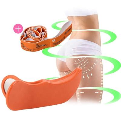 China Pelvic Muscle 2 in 1 Body Position Changed Yoga Stretching Belt Hip Buttocks Training Equipment Kegel Test Program for sale