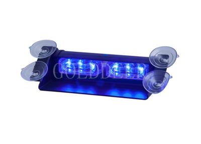 China 12V luz resistente del visera de agua 6W LED, luz llevada azul del estroboscópico de la ambulancia en venta