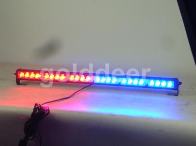 China 702mm Amber Traffic Advisor Lights 24W LED Strobe Emergency Vehicle Lightbar for sale