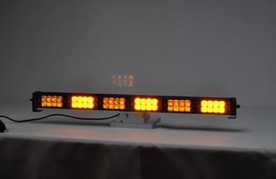 China Led Flashing Amber Warning Light Bar 48 Watt DC 12V Narrow Stick for Vehicle for sale